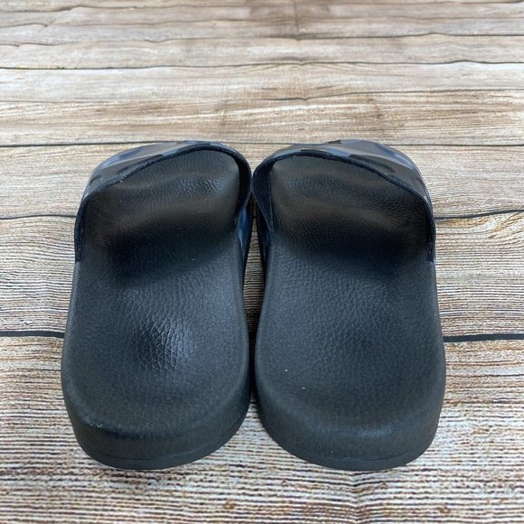 DANWARD Designer Camouflage Slide Sandals Men Size 8 Black Slip On Sandals - NEW main image 5